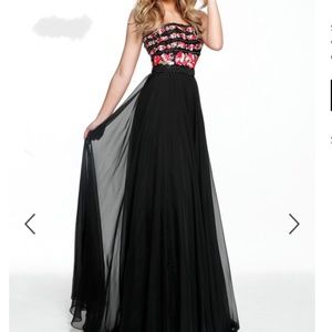 New Sherri Hill black size 2 dress gown prom